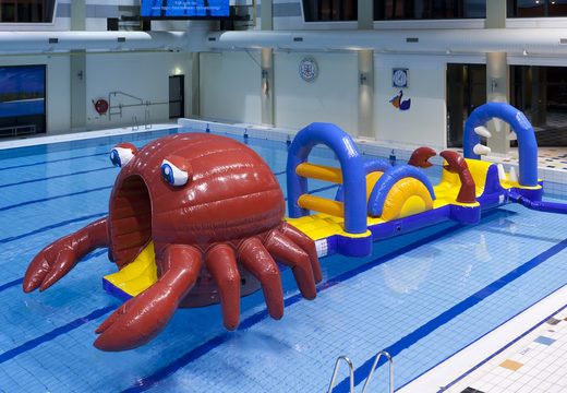 Spectacular Obstacle Run in crab theme with challenging obstacle objects for both young and old. Buy inflatable pool games now online at JB Inflatables UK