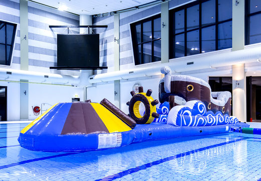 Order inflatable airtight slide in pirate theme for both young and old. Buy inflatable pool games now online at JB Inflatables UK