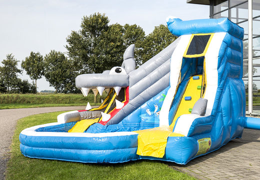Order inflatable multiplay bouncy castle in shark theme for children at JB Inflatables UK. Order bouncy castles online at JB Inflatables UK