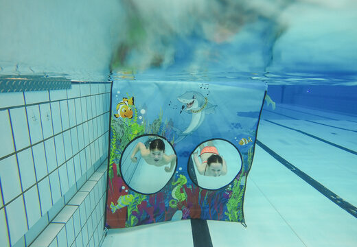 Order diving sail with fun water animations on the canvas for kids. Buy inflatable pool games now online at JB Inflatables UK