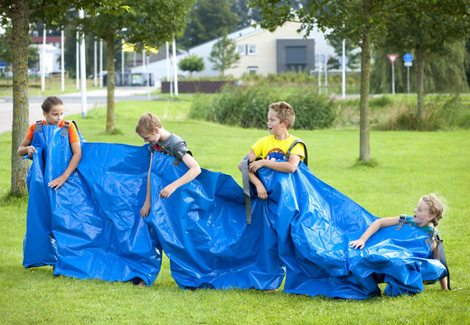 Order blue party pants that can seat 4 people for both old and young. Buy inflatable items online at JB Inflatables UK