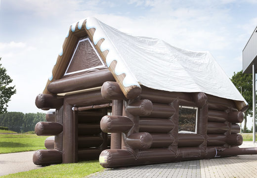 Inflatable Aprés Ski Hut with a standard size of 7 by 5 by 4 meters for both young and old. Buy inflatable winter attractions online now at JB Inflatables UK