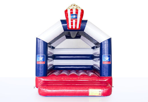 Order custom made inflatable Kinepolis -A Frame bouncy castle with a 3D object at JB Inflatables UK. Request a free design for inflatable bouncy castles in your own corporate identity now