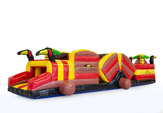 Buy a custom-made 15 meter Van der Valk obstacle course. Order inflatable obstacle courses online now at JB Promotions UK