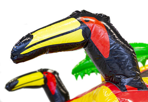 Inflatable 15 meter Van der Valk obstacle course custom order. Buy inflatable obstacle courses online now at JB Promotions UK
