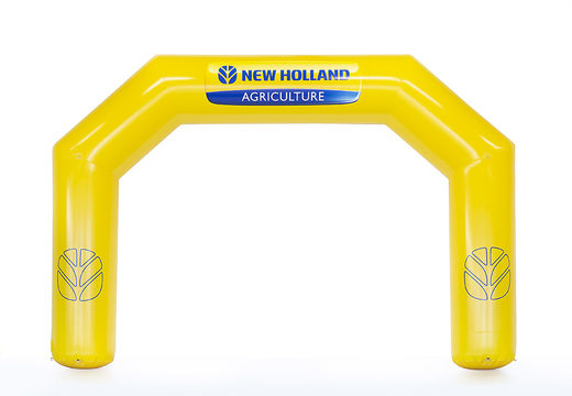 Custom made new holland start & finish inflatable arches for sport events for sale at JB Promotions UK. Request a free design for an advertising inflatable arch in your own style 