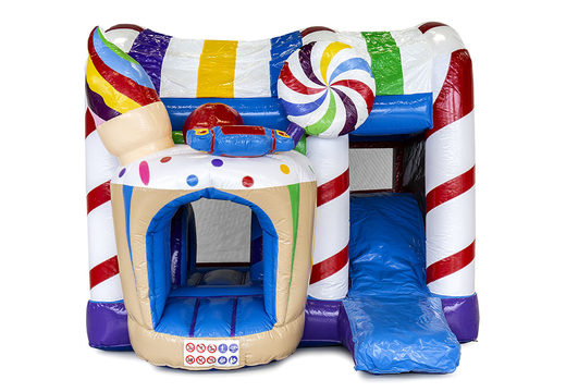 Multiplay candyworld bouncy castle for children. Buy inflatable bouncy castles online at JB Inflatables UK