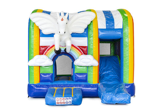 Order multiplay unicorn bouncy castle for children. Buy inflatable bouncy castles online at JB Inflatables UK