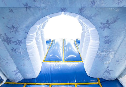 Buy medium inflatable ice bounce house with slide for kids. Order inflatable bounce houses online at JB Inflatables UK