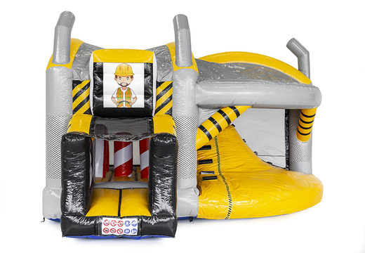 Heavy duty themed bouncy castle with a slide for children. Buy inflatable bouncy castles online at JB Inflatables UK