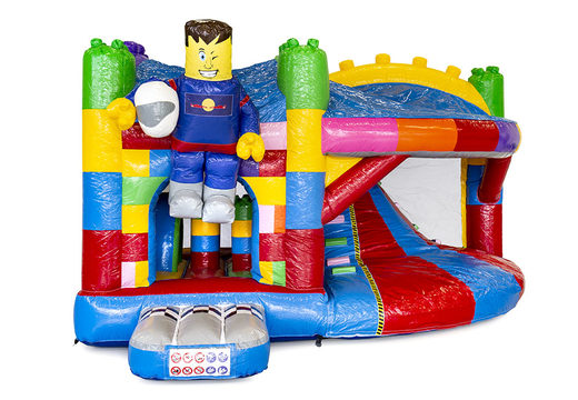 Order a bouncy castle in superblocks with a slide for children. Buy inflatable bouncy castles online at JB Inflatables UK