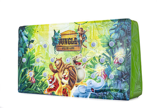 Get a jungle themed inflatable IPS Splash Wall with a water sprayer at the top for both young and old. Order inflatable IPS Splash Walls now online at JB Inflatables UK 