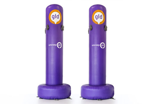Order Omroep Gelderland - advertising pillar online. Buy inflatable pillars online at JB Inflatables UK