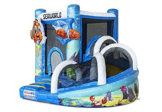 Order mini with slide seaworld bouncy castle for children. Buy inflatable bouncy castles online at JB Inflatables UK