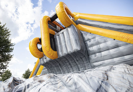 Spectacular Base Jump Pro Slide inflatable attraction of 4 and 6 meters high for both young and old. Buy inflatable attraction now online at JB Inflatables UK