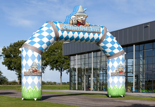 Custom octoberfest inflatable start & finish arches for sale at JB Promotions UK. Order custom made advertising arches online