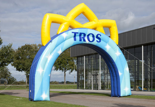 Custom made tros inflatable advertisement arch for sale at JB Promotions. Buy bespoke advertising arches online at JB Inflatables UK