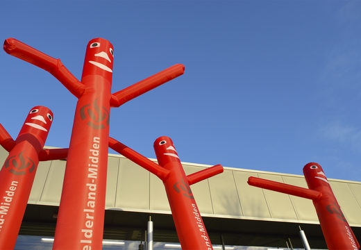 Buy personalized Fire Brigade Gelderland middle sky dancer in the signal color red at JB Promotions UK. Promotional inflatable tubes in all shapes and sizes available