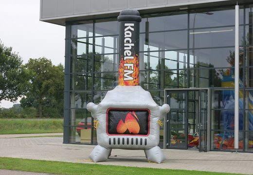 Order an inflatable heater FM product replica. Buy blow-up promotionals now online at JB Inflatables UK