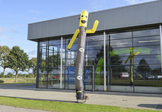 Inflatable Renault skydancer custom made at JB Promotions UK; specialist in inflatable advertising items such as inflatable tubes