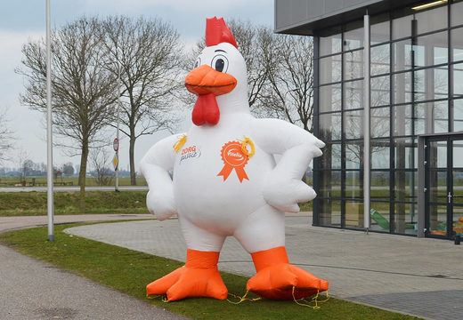 Order large inflatable chicken product replica in the Vitelia theme. Buy blow-up promotionals now online at JB Inflatables UK