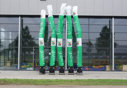 Order custom made Unive inflatable skytube at JB Inflatables UK. Request a free design for an inflatable air dancer in your own corporate identity now