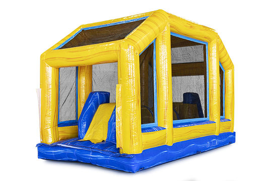 Order modular marble obstacle course, 19 meters long with appropriate 3D objects for kids. Buy inflatable obstacle courses online now at JB Inflatables UK