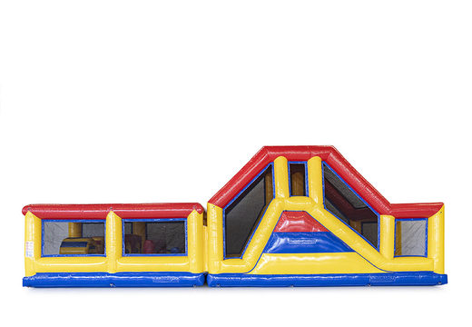 Inflatable modular obstacle course in standard theme with matching 3D objects for children. Buy inflatable obstacle courses online now at JB Inflatables UK
