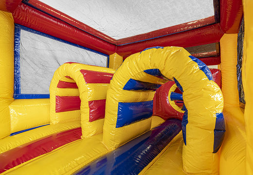 Order 13.5 meter long modular standard obstacle course with appropriate 3D objects for kids. Buy inflatable obstacle courses online now at JB Inflatables UK