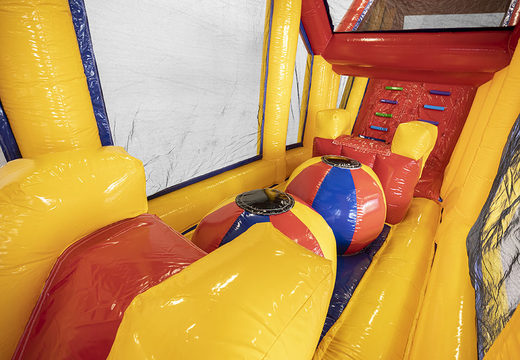Get your modular 19m obstacle course in standard theme with matching 3D objects for kids online. Buy inflatable obstacle courses at JB Inflatables UK