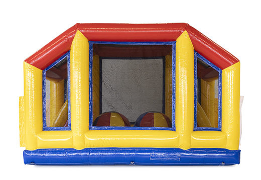 Order obstacle course 19 meters long in theme standard with appropriate 3D objects for kids. Buy inflatable obstacle courses online now at JB Inflatables UK