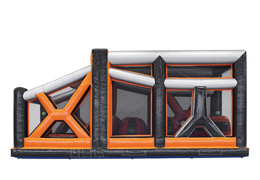 Order Giga obstacle course in Ball Hopper theme for kids. Buy inflatable obstacle courses online now at JB Inflatables UK