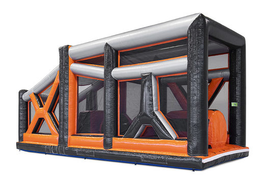 Buy inflatable 40-piece giga modular Ball Hopper obstacle course for children. Order inflatable obstacle courses online now at JB Inflatables UK