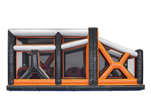 Buy inflatable 40-piece giga modular Ball Hopper obstacle course for kids. Order inflatable obstacle courses online now at JB Inflatables UK