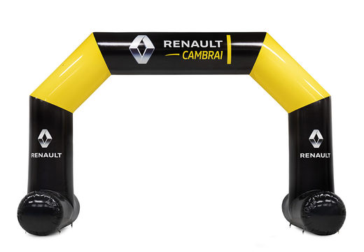 Inflatable custom made renault start & finish arch to buy at JB Promotions. Buy promotional advertising arches online at JB Inflatables UK
