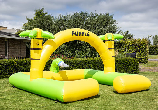 Buy an inflatable large bubble park in the Jungle theme for kids. Order inflatable bouncy castles at JB Inflatables UK