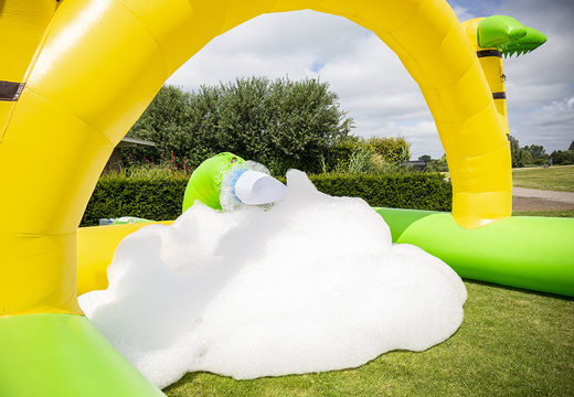 Bubble park Jungle with a foam tap for kids. Order inflatable bouncy castles at JB Inflatables UK