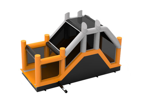 Buy an inflatable 40-piece giga modular Mountainslide assault course for children. Order inflatable obstacle courses online now at JB Inflatables UK