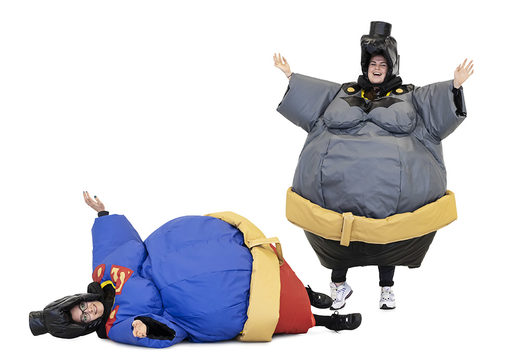 Get Superman & Batman sumo suits for both young and old online. Buy inflatable sumo suits at JB Inflatables UK