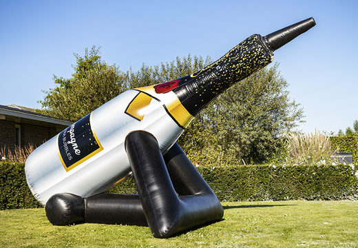 Bubble Cannon Champagne with a foam explosion for children. Buy bouncy castles online at JB Inflatables UK