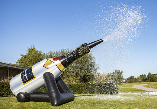 Buy a Bubble Cannon champagne with foam explosion for kids. Order bounce houses  online at JB Inflatables UK