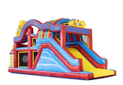 Order 9 meter long inflatable rollercoaster obstacle course for kids. Buy inflatable obstacle courses online now at JB Inflatables UK