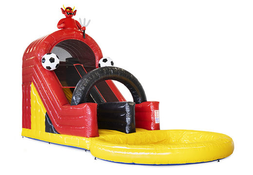 Buy inflatable Boom Patat belgium slide for both young and old. Order inflatable slides now online at JB Promotions UK