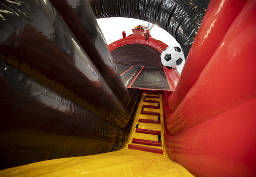 Order inflatable Boom Patat belgium slide for both young and old. Buy inflatable slides now online at JB Promotions UK