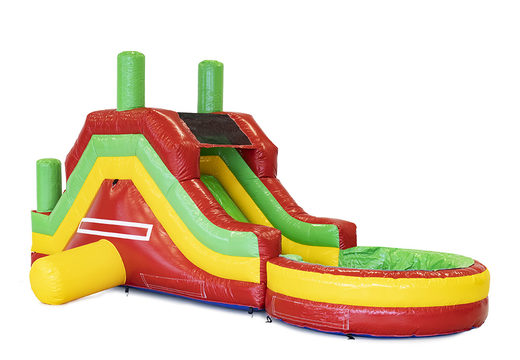 Order inflatable children's fun Bert Gillissen garden slide for both young and old. Buy inflatable slides now online at JB Promotions UK