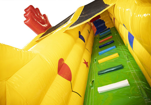 Order an inflatable slide with 3D objects in a clown theme for kids. Buy inflatable slides now online at JB Inflatables UK