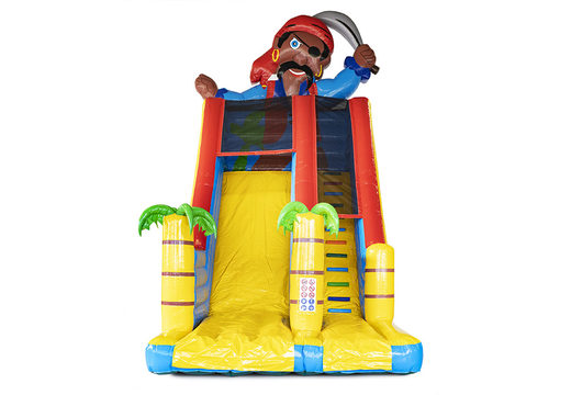 Order an inflatable slide with pirate themed 3D objects for kids. Buy inflatable slides now online at JB Inflatables UK
