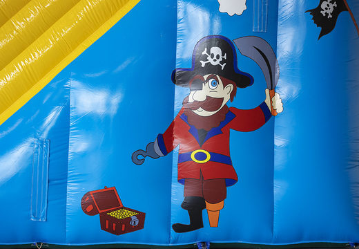 Get your inflatable pirate slide with 3D objects online for kids. Order inflatable slides now online at JB Inflatables UK