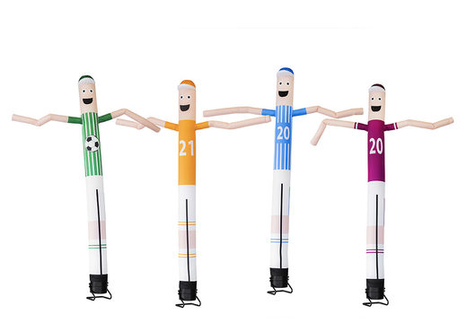 Order online custom made soccer skydancers at JB Promotions UK. Promotional inflatable tubes made in all shapes and sizes at JB Promotions UK