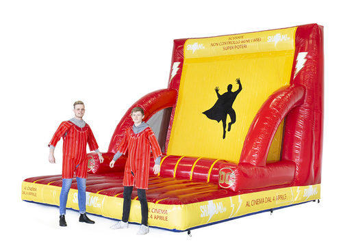 Order inflatable Shazam Velcro wall for both young and old. Buy inflatable Velcro wall now online at JB Promotions UK